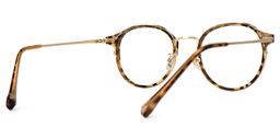 Pauleen Gelb-Tortoise Geometrisch Brille2