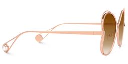 Clemons Braun Geometrisch Sonnenbrille2