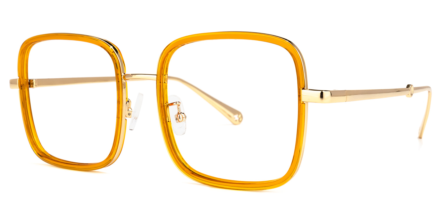 Jace Gelb Quadratisch Brille1