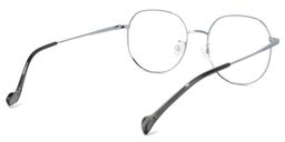 Qusay Silber Rund Brille4