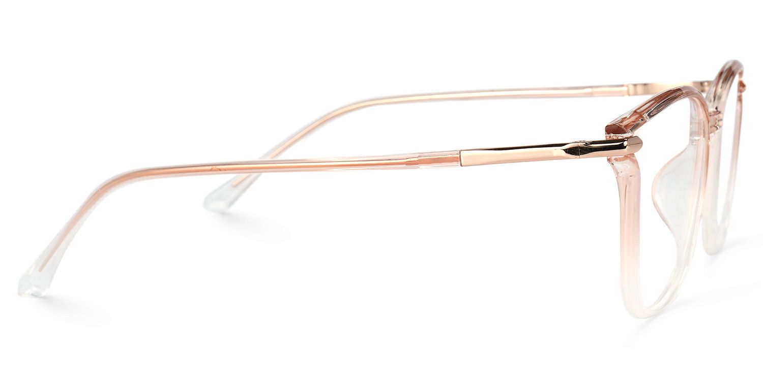 Mander Rosa Klar Quadratisch Brille2