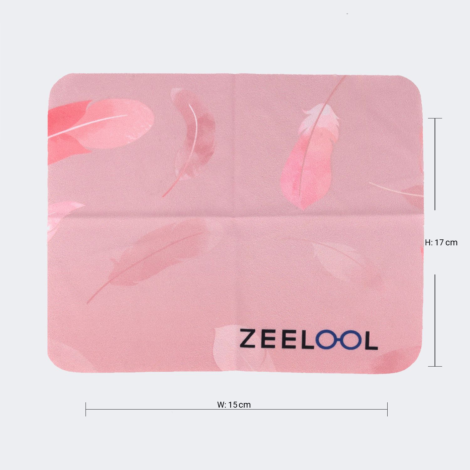 Dalia Rosa-Feder Brillenputztuch1