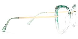 Mia Grün Klar Schmetterling Brille3