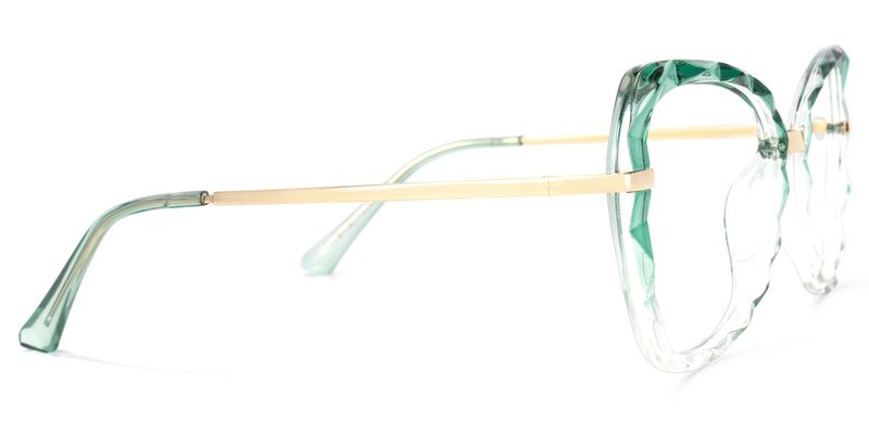 Mia Grün Kristall Schmetterling Brille3