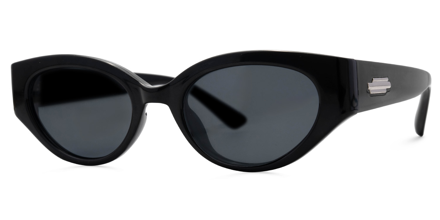 ZEELOOL Tobi Schwarz Cateye Sonnenbrille