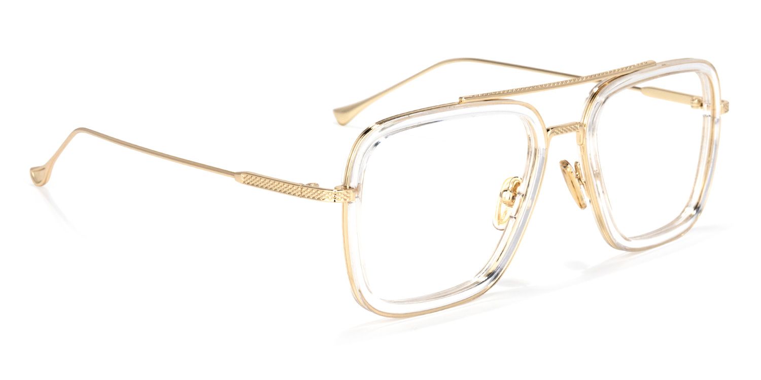 Gifford Klar Gold Pilot Brille2