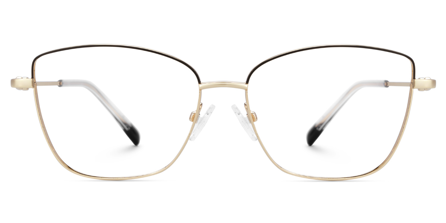Tyra Schwarz Quadratisch Brille gutes Bild
