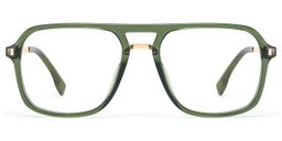 Berkeley Grün Pilot Brille2