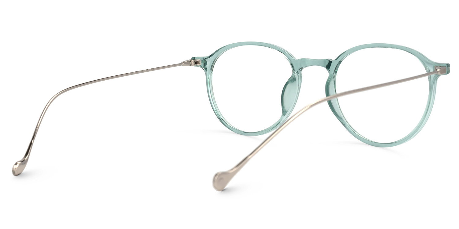 Micah Grün Kristall Rund Brille3