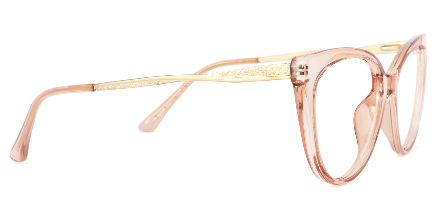 Marcus Champagner Kristall Cateye Brille3