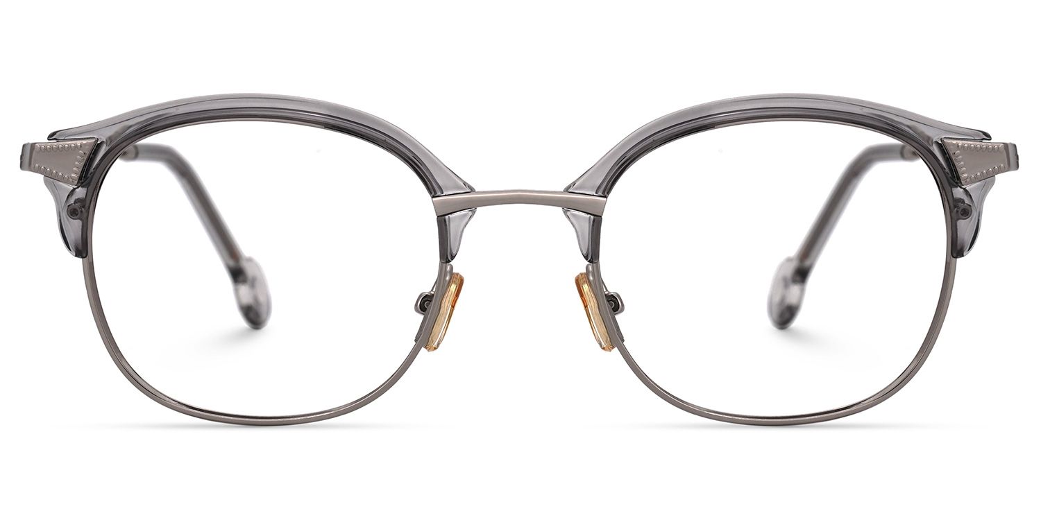 Nahor Grau Browline Brille0