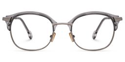 Nahor Grau Browline Brille0