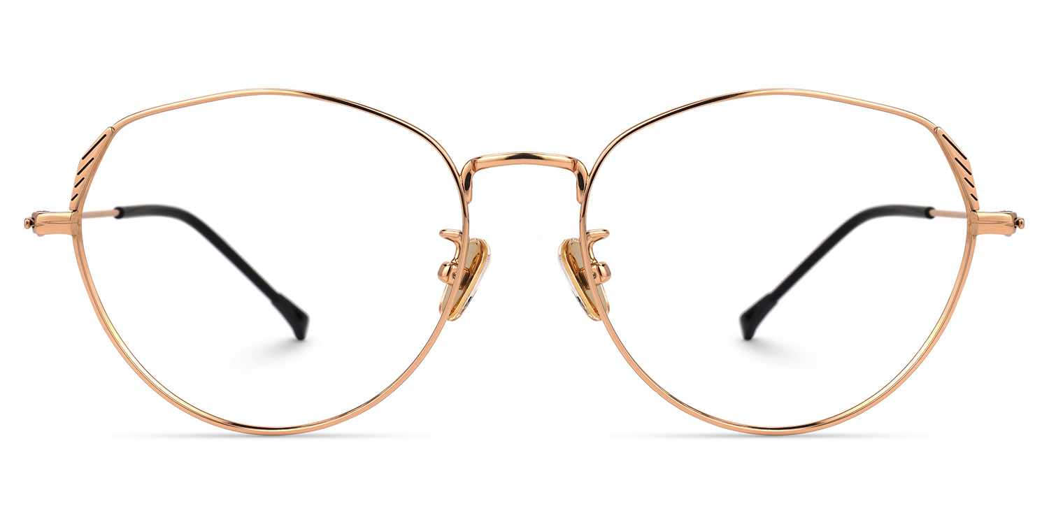 Zelda Gold Rund Brille0