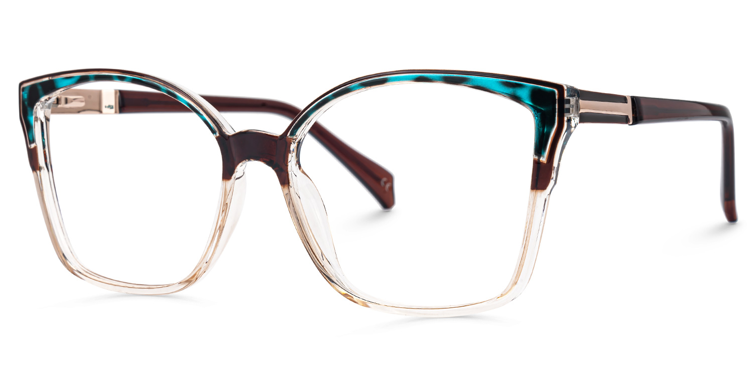 Fabiola Blau-Tortoise Cateye Brille1