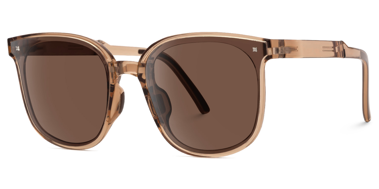 Sulaika Faltbar Champagner Quadratisch Sonnenbrille2