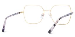 Billie Gold Geometrisch Brille6