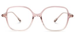 Kasandra Rosa Quadratisch Brille0