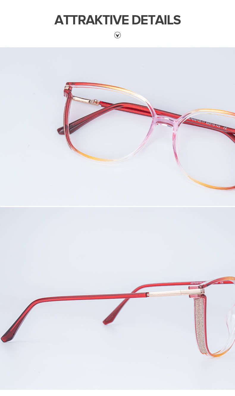 Walden Rot-Gelb Cateye Brille