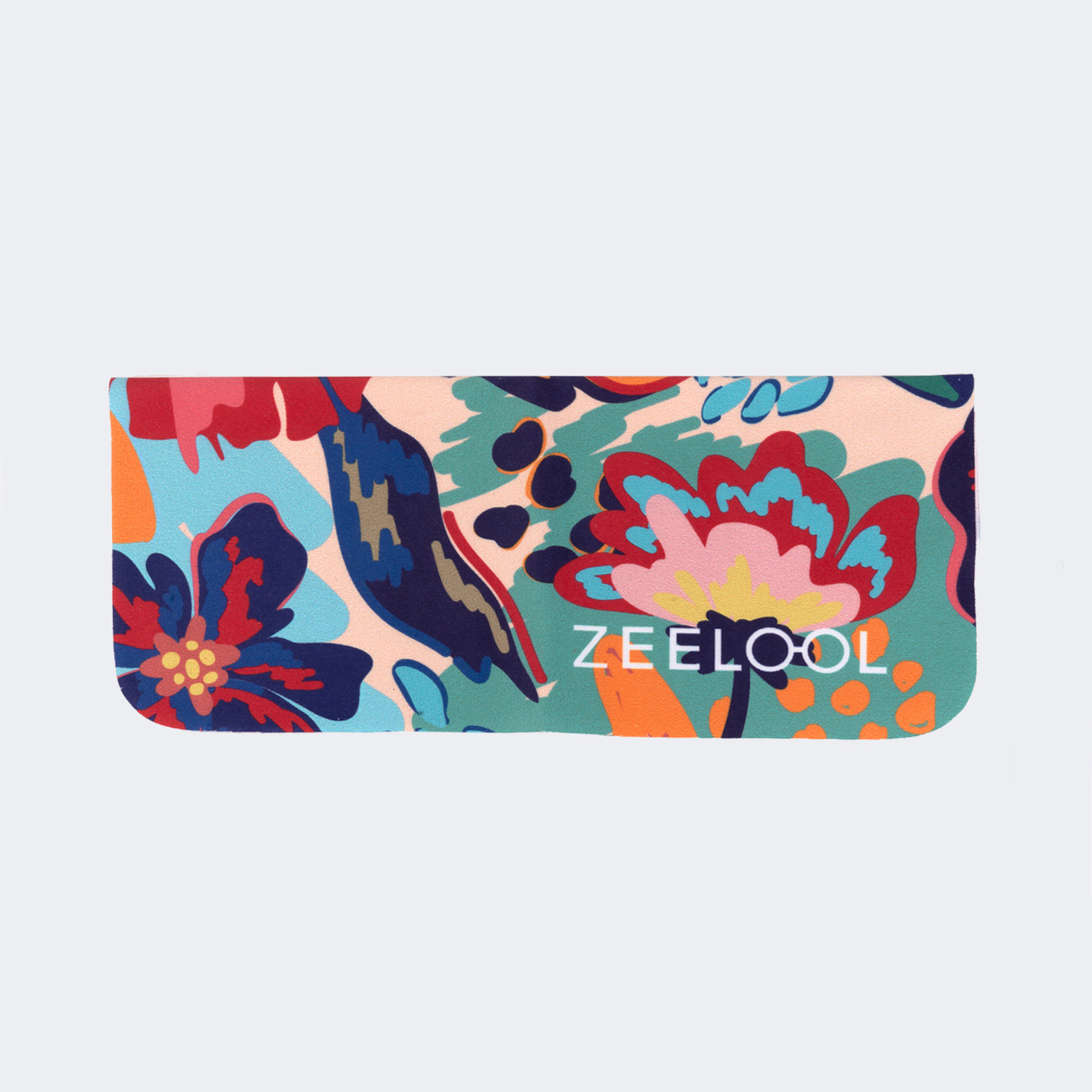 Dalia Rot-Blumen Brillenputztuch1