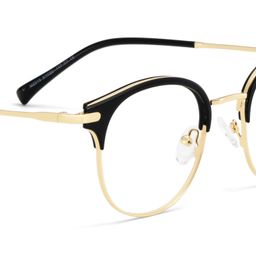 Elke Gold Browline Brille4