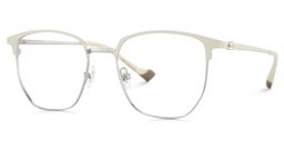 Orpah Weiß Browline Brille2