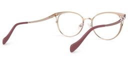 Idana Rosa Cateye Brille2