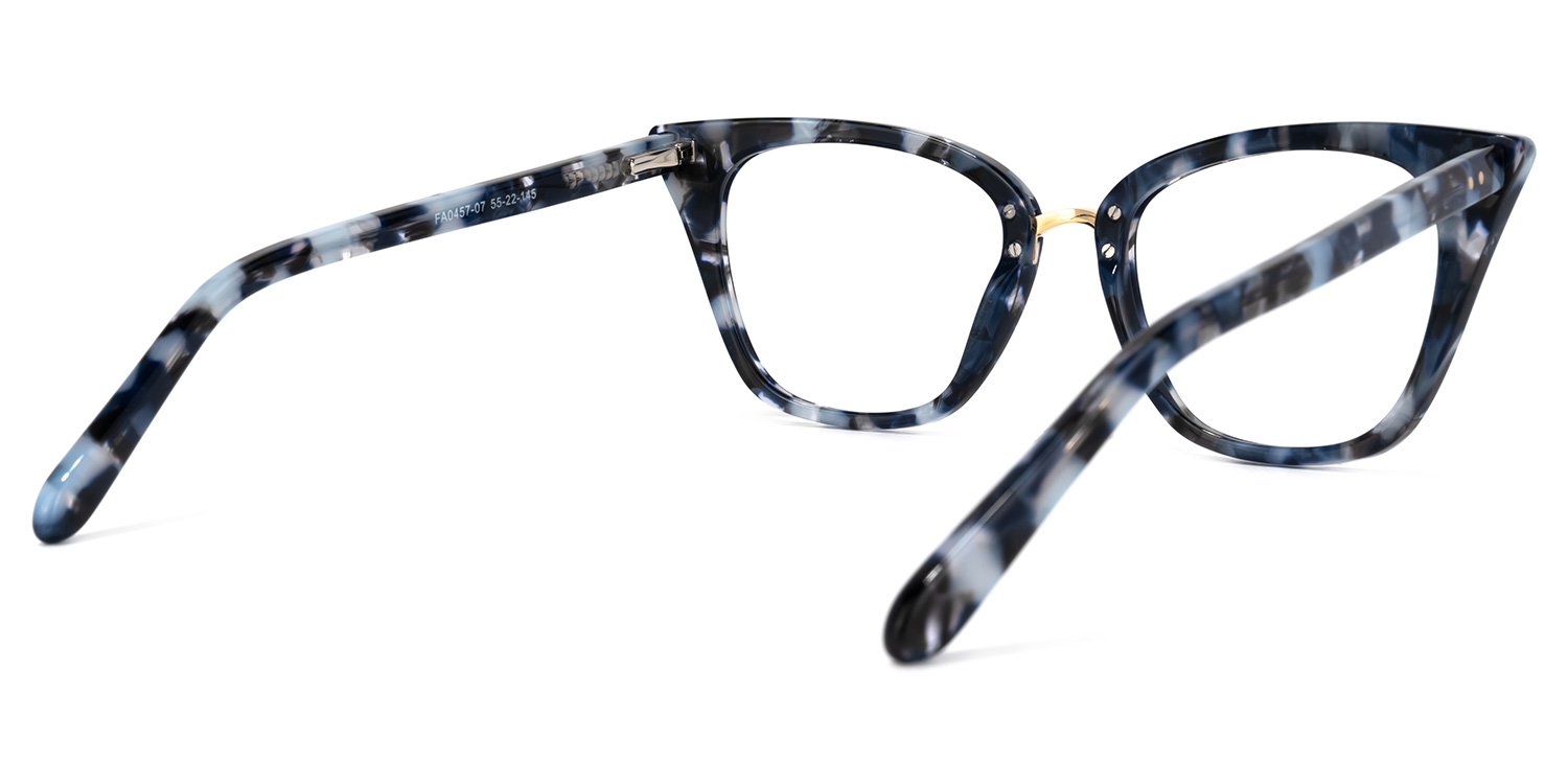 Martha BlaueTortoise Cateye Brille4