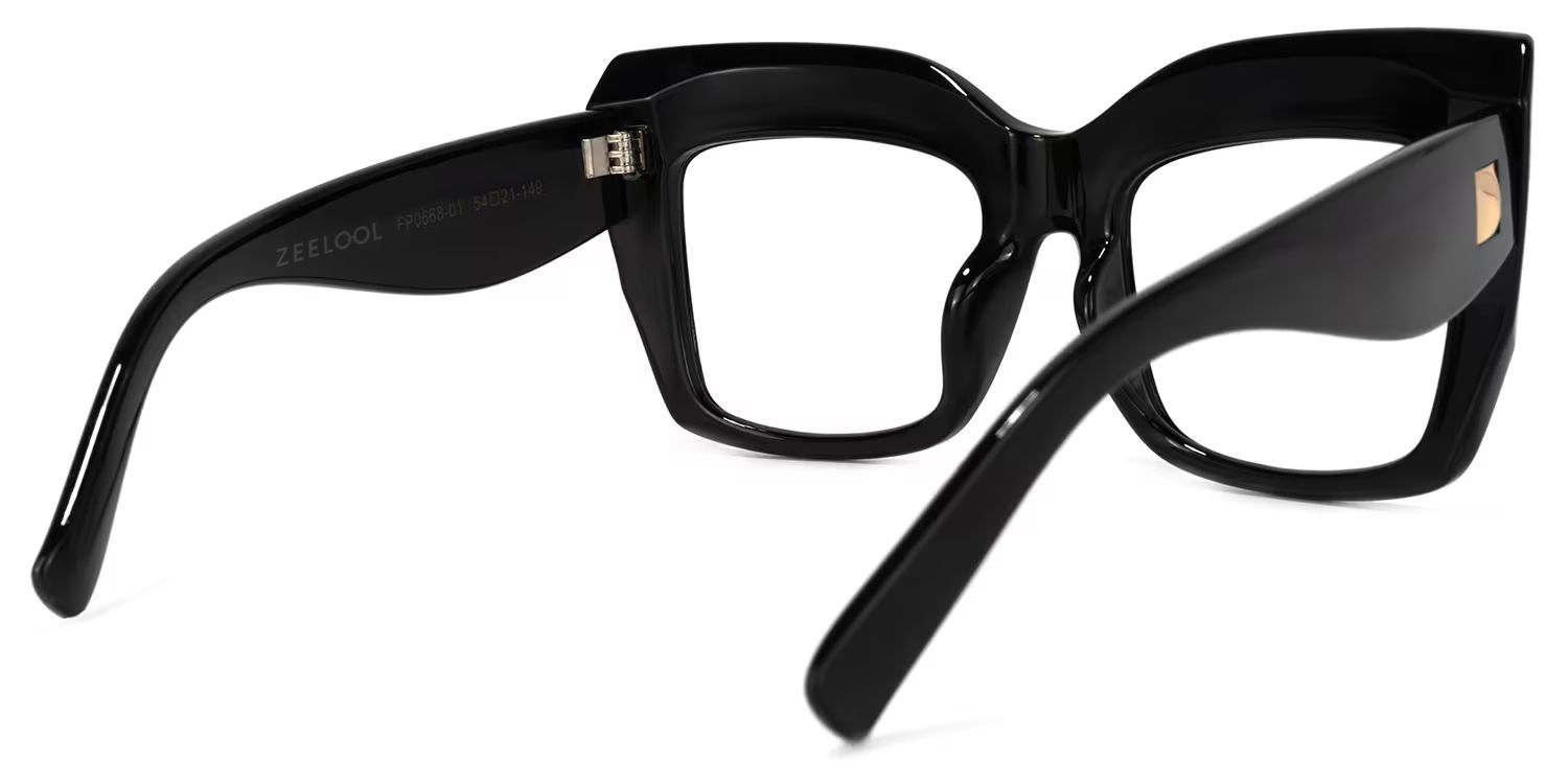Alberta Schwarz Cat Eye Brille3