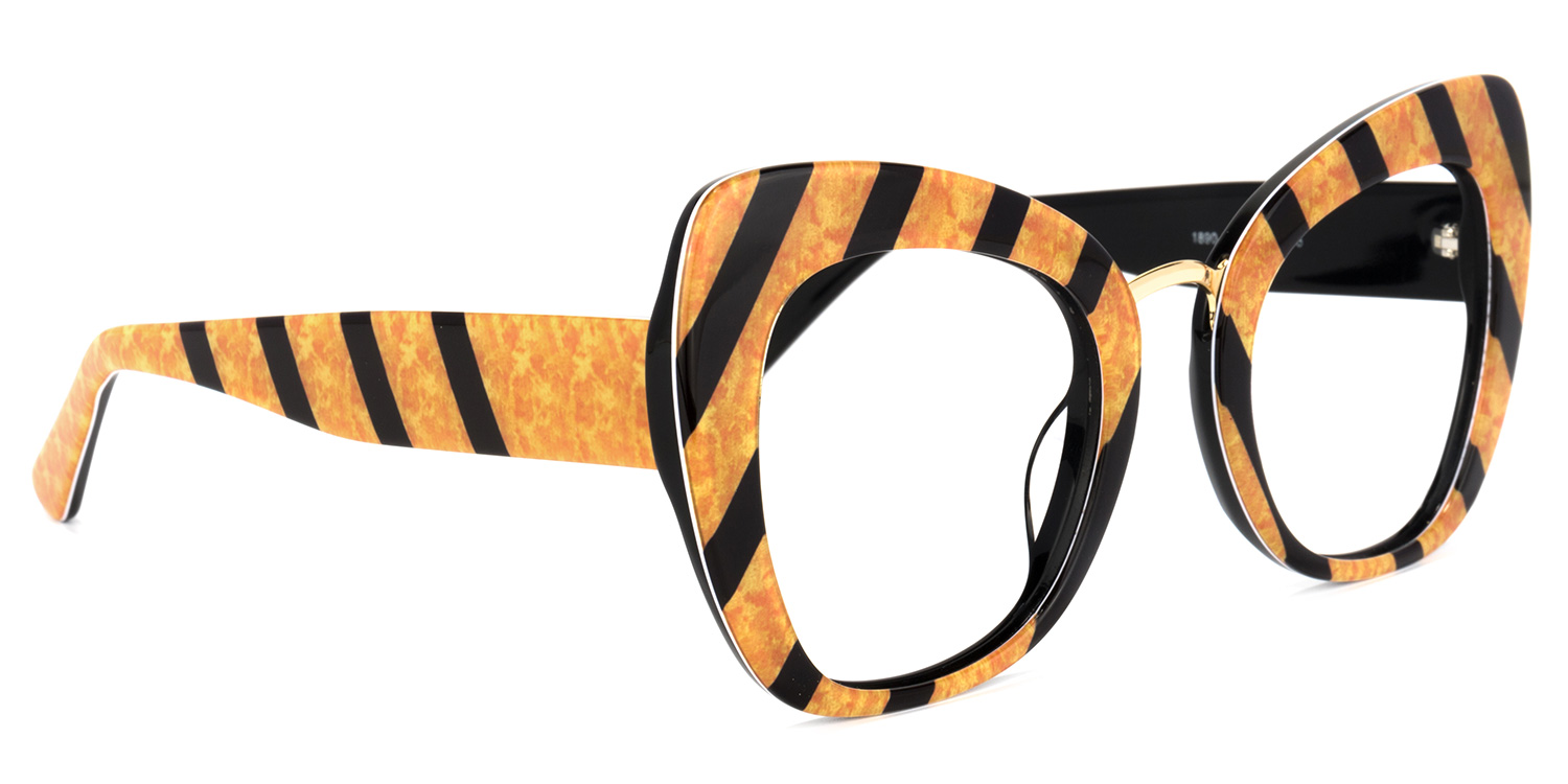 Beverley Gelb-Schwarz Cateye Brille2