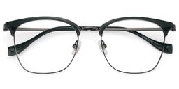 Leon Schwarz Browline Brille1