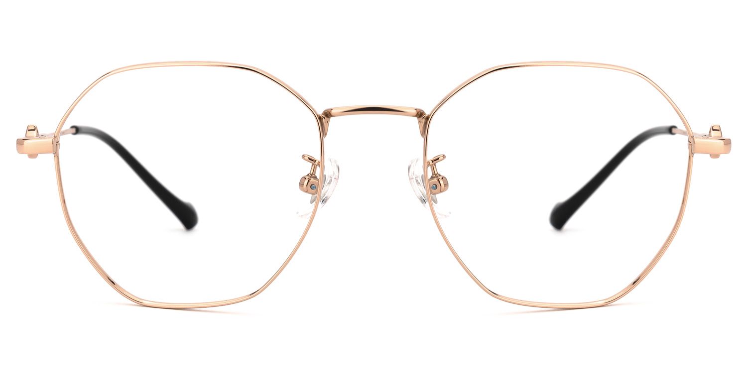 Deirdre Gold Geometrisch Brille0