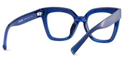 Malcolm Blau Quadratisch Brille6