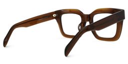 Trinity Rotbraun Quadratisch Brille2