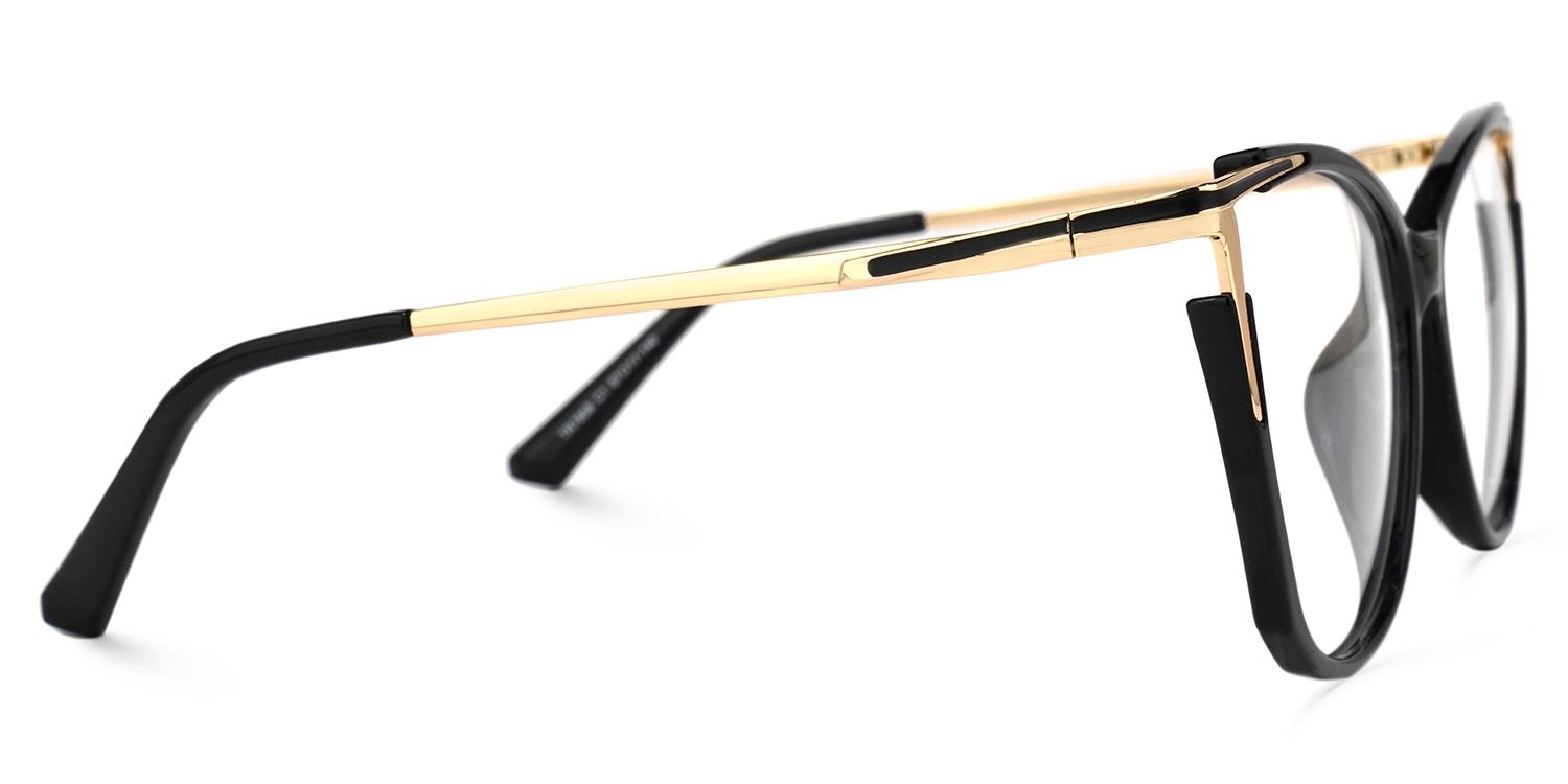 Pace Schwarz Cateye Brille2